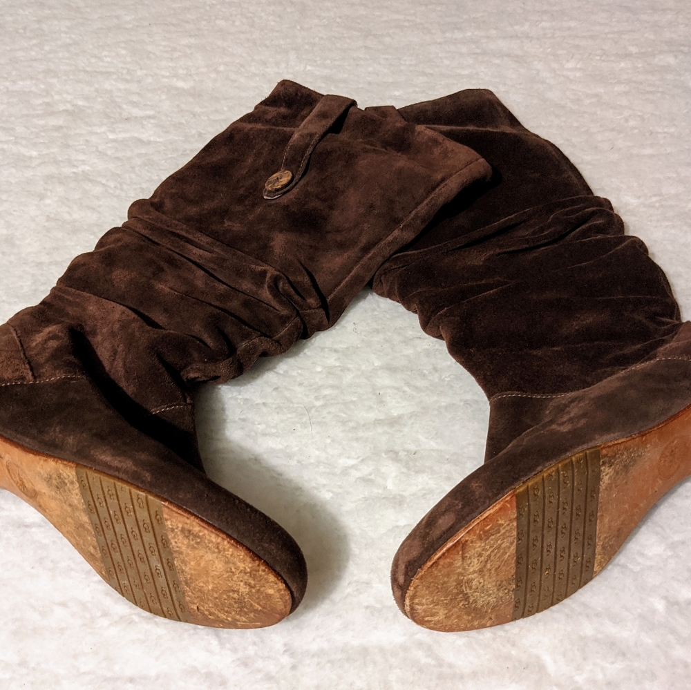 UGG Highkoo Brown Leather Boots